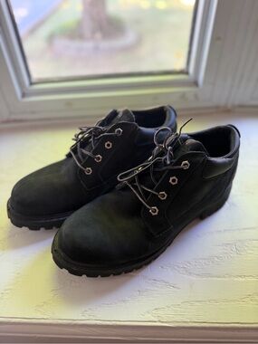 Timberland Black Nubuck Ankle Booties